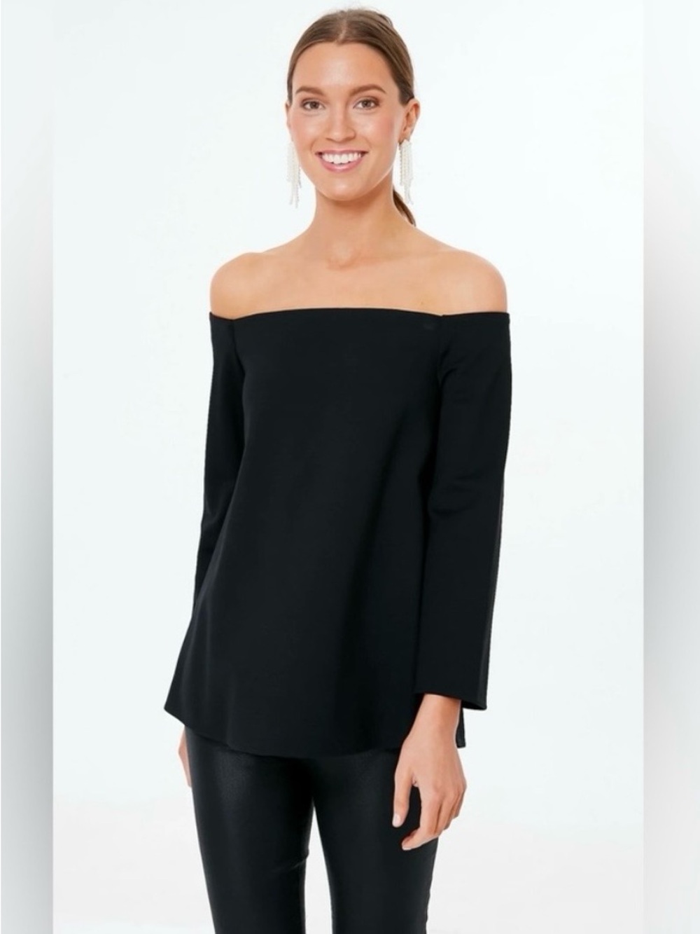 Tuckernuck Miranda Top Black Womens XS‎